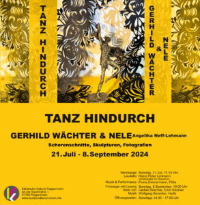 Ausstellungsflyer Tanz hindurch